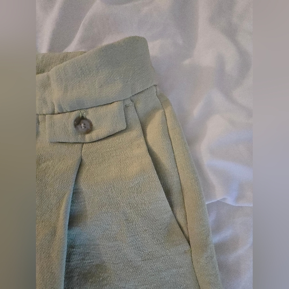 Madewell Cream Chinos Wide-Leg Classic Pleats - Picture 10 of 13